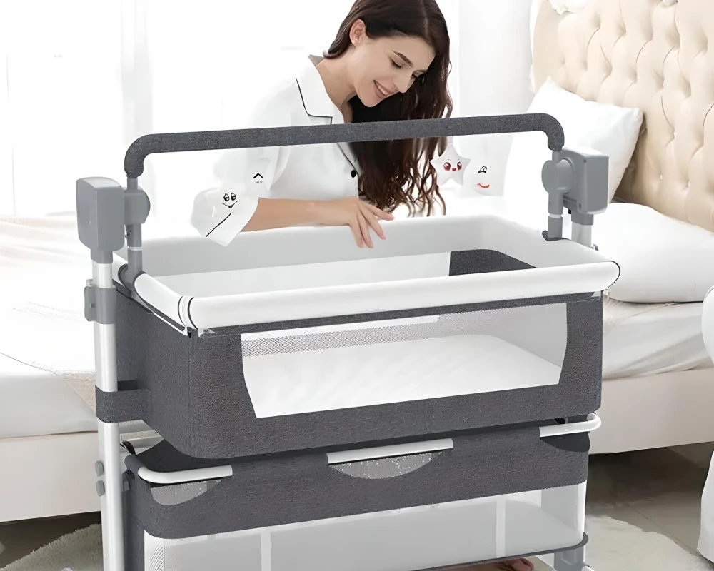 bassinet and swing
