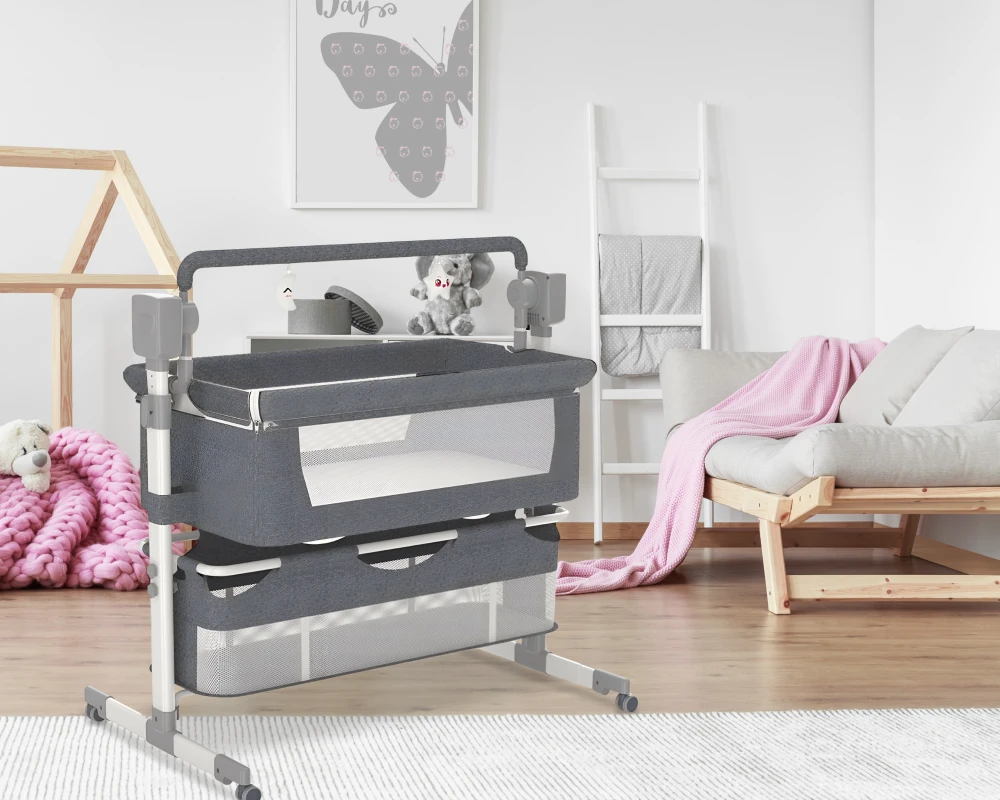 Embrace the New Era of Infant Care with Automatic Rocking Bassinet